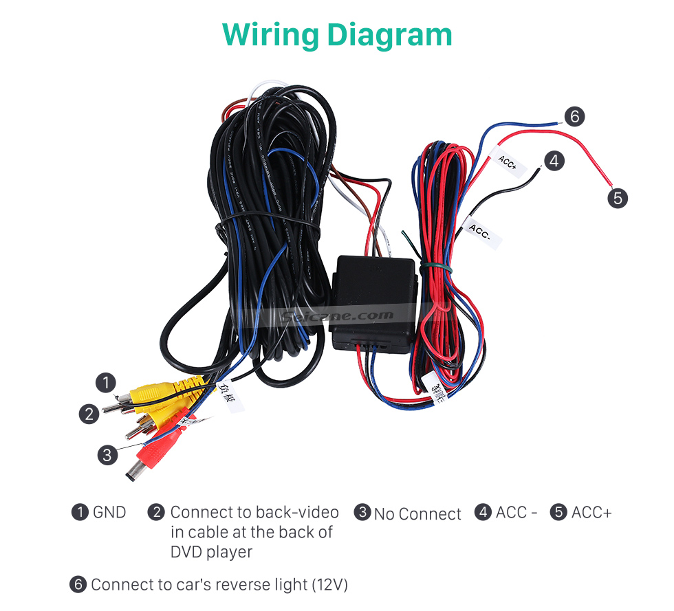 Wiring Diagram venta caliente BMW 3 coche visión trasera cámara con cuatro colores regla y LR logo Vision nocturna envío gratis