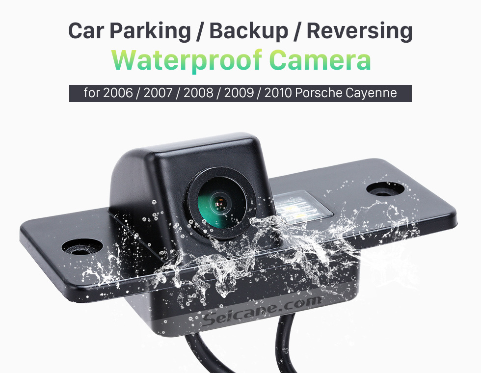Seicane HD Wired Carro estacionamento Backup Câmera para 2006-2010 Porsche Cayenne à prova d'água azul régua Visão noturna Frete grátis Seicane HD Wired Carro estacionamento Backup Câmera para 2006-2010 Porsche Cayenne à prova d'água azul régua Visão noturna Frete grátis