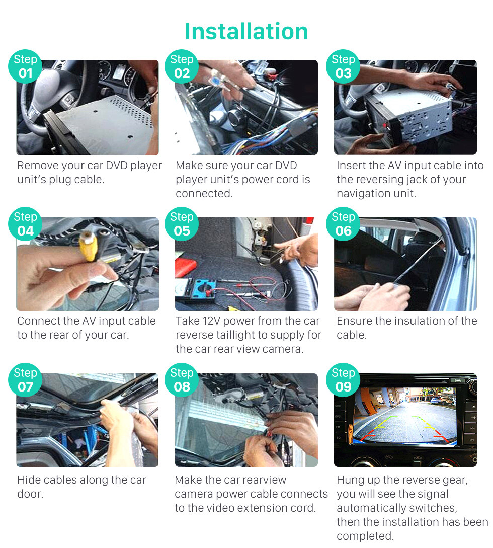 Installation HD Wired Car Parking Backup Reversing Camera for 2012-2013 NEW Ford Focus two boxes three boxes Waterproof four-color ruler and LR logo Night Vision free shipping Installation HD Wired Car Parking Backup Reversing Camera for 2012-2013 NEW Ford Focus two boxes three boxes Waterproof four-color ruler and LR logo Night Vision free shipping