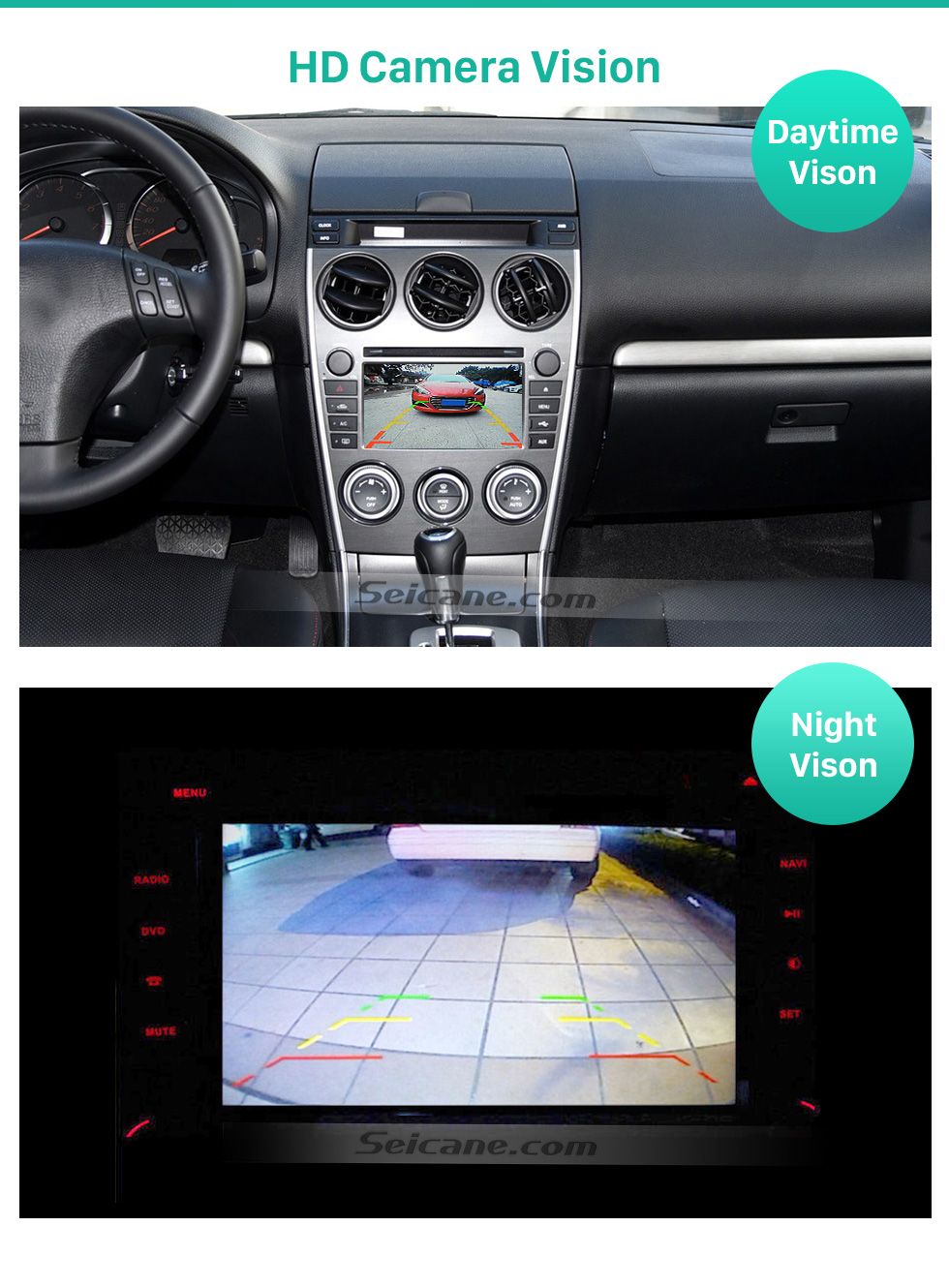 Seicane 170° HD a prueba de agua azul regla Vision nocturna coche visión trasera cámara para 2008-2015 Mazda 6 Ruiyi Ultra envío gratis Seicane 170° HD a prueba de agua azul regla Vision nocturna coche visión trasera cámara para 2008-2015 Mazda 6 Ruiyi Ultra envío gratis