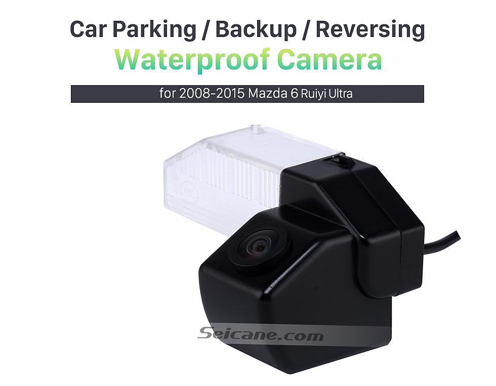 Seicane 170° HD a prueba de agua azul regla Vision nocturna coche visión trasera cámara para 2008-2015 Mazda 6 Ruiyi Ultra envío gratis Seicane 170° HD a prueba de agua azul regla Vision nocturna coche visión trasera cámara para 2008-2015 Mazda 6 Ruiyi Ultra envío gratis