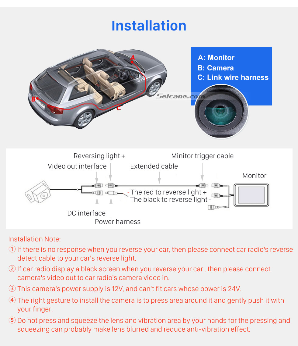 Installation HD SONY CCD 600 TV Lines Wired Car Parking Backup Reversing Camera for KIA K5 version Waterproof Night Vision free shipping Installation HD SONY CCD 600 TV Lines Wired Car Parking Backup Reversing Camera for KIA K5 version Waterproof Night Vision free shipping