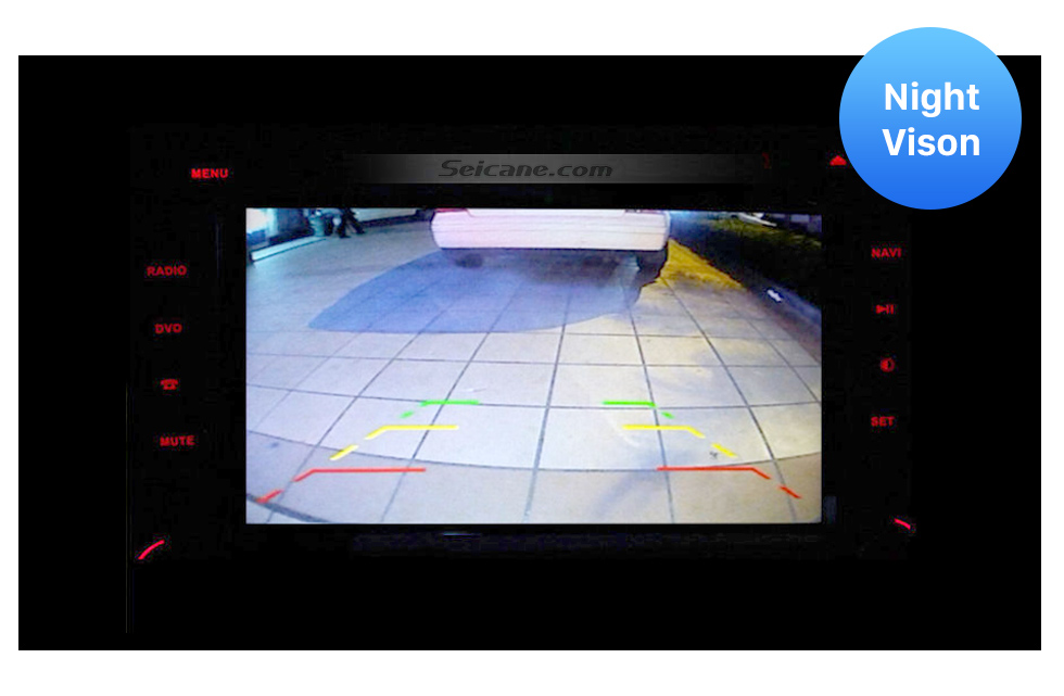 Seicane SONY CCD 600 Zeilen Für 2007-2015 Toyota Tundra Tundra Backup-Kamera mit schwarzem Tailgate Wired Wasserdichte Auto Parkplatz Nachtsicht
