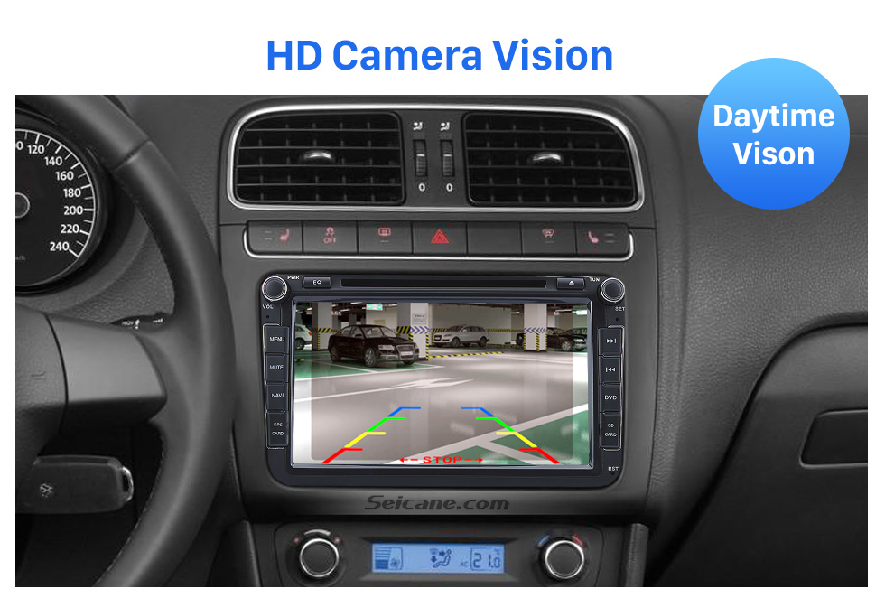 Seicane Sony CCD Universal HD Car Rearview caméra de stationnement de moniteur pour Dash Stéréo Radio étanche