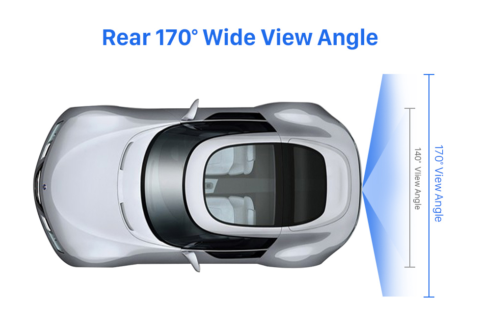 Seicane Sony CCD Universal HD carro Rearview câmera estacionamento monitor para Dash Rádio Estéreo à prova d'água