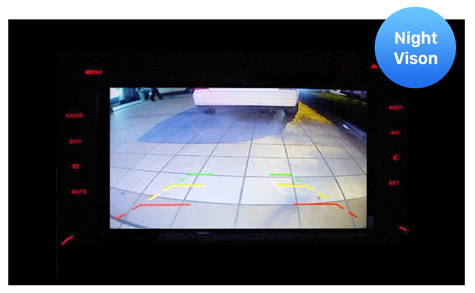 Seicane Sony CCD Универсальная HD автомобиля камера заднего вида парковки монитор тире стерео радио Водонепроницаемый