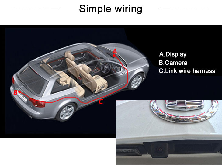 Digital TV HD SONY CCD 600 TV Lines Wired Waterproof Car Parking Backup Reversing Camera for 2014 Cadillac ATS 2013 NEW XTS Night Vision free shipping Digital TV HD SONY CCD 600 TV Lines Wired Waterproof Car Parking Backup Reversing Camera for 2014 Cadillac ATS 2013 NEW XTS Night Vision free shipping
