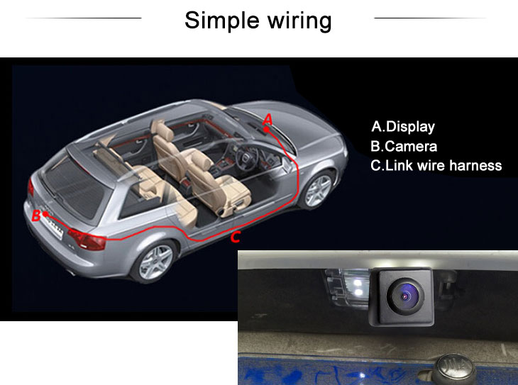 Digital TV HD 600 TV Lines Wired Car Parking Backup Reversing Camera for TOYOTA Sienna Waterproof Night Vision free shipping Digital TV HD 600 TV Lines Wired Car Parking Backup Reversing Camera for TOYOTA Sienna Waterproof Night Vision free shipping