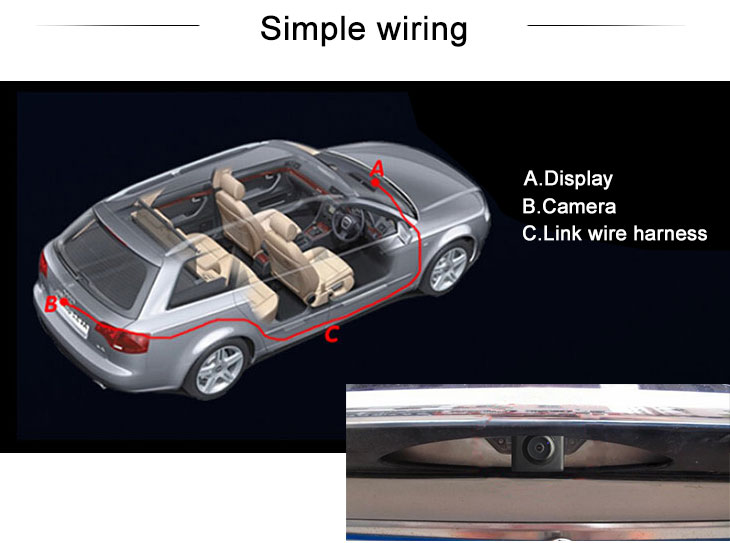 Digital TV HD 600 TV lignes filaire voiture caméra de recul pour 2012-2013 NEW Honda CRV、2013 Jade Imperméable Vision nocturne livraison gratuite Digital TV HD 600 TV lignes filaire voiture caméra de recul pour 2012-2013 NEW Honda CRV、2013 Jade Imperméable Vision nocturne livraison gratuite