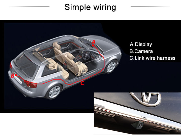 Digital TV 2012 Toyota CROWN Car Rear View Camera with Blue Ruler Night Vision free shipping Digital TV 2012 Toyota CROWN Car Rear View Camera with Blue Ruler Night Vision free shipping
