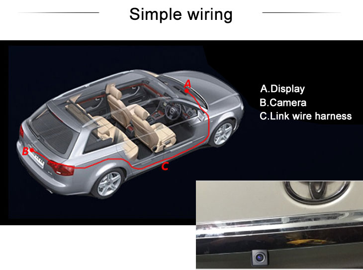 Digital TV 2006-2013 Toyota COROLLA Автомобильный заднего вида камеры с синий линейка Ночное видение бесплатная доставка