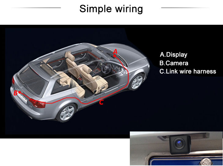Digital TV HD Wired Car Parking Backup Reversing Camera for 2006-2008 Nissan Tiida Waterproof Blue Ruler Night Vision free shipping Digital TV HD Wired Car Parking Backup Reversing Camera for 2006-2008 Nissan Tiida Waterproof Blue Ruler Night Vision free shipping