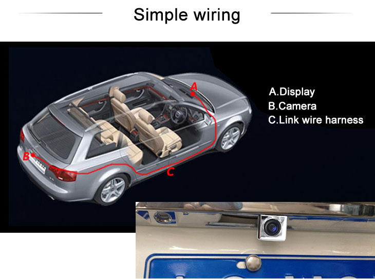 Digital TV 2009 Cadillac sls Car Rear View Camera with Blue Ruler Night Vision free shipping Digital TV 2009 Cadillac sls Car Rear View Camera with Blue Ruler Night Vision free shipping