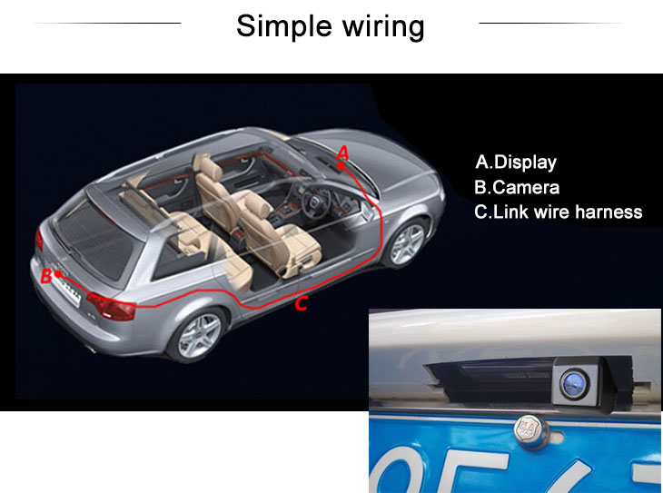Digital TV HD Wired Car Parking Backup Reversing Camera for 2008-2013 KIA CERATOWaterproof Blue Ruler Night Vision free shipping Digital TV HD Wired Car Parking Backup Reversing Camera for 2008-2013 KIA CERATOWaterproof Blue Ruler Night Vision free shipping