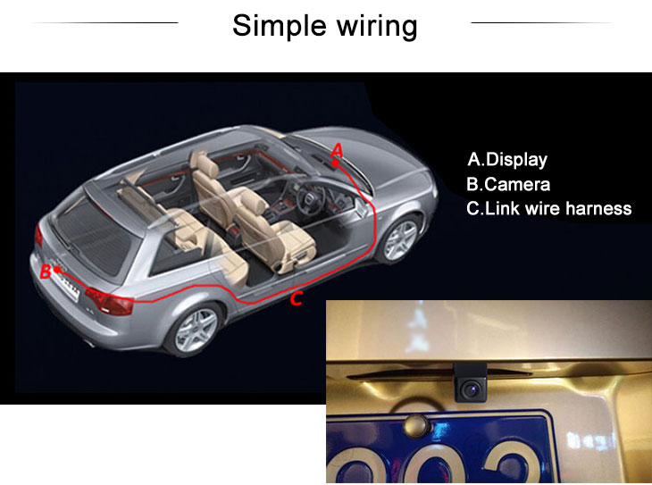 Digital TV Hyundai SONATA Car Rear View Camera with Blue Ruler Night Vision free shipping Digital TV Hyundai SONATA Car Rear View Camera with Blue Ruler Night Vision free shipping