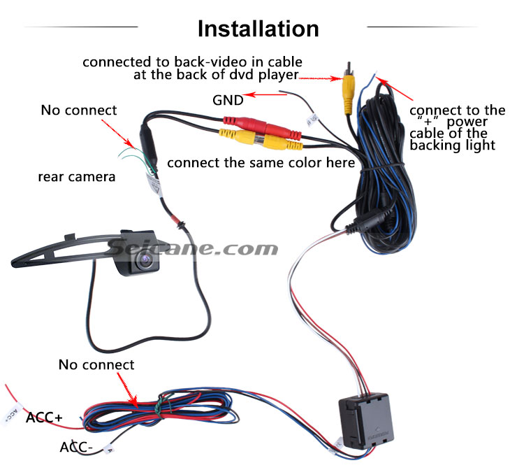 AUX Hyundai SONATA Car Rear View Camera with Blue Ruler Night Vision free shipping AUX Hyundai SONATA Car Rear View Camera with Blue Ruler Night Vision free shipping