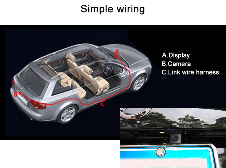 Digital TV 170° HD Imperméable Bleu dirigeant Vision nocturne voiture arrière Caméra pour 2010 2011 Audi A4L Q5 livraison gratuite Digital TV 170° HD Imperméable Bleu dirigeant Vision nocturne voiture arrière Caméra pour 2010 2011 Audi A4L Q5 livraison gratuite