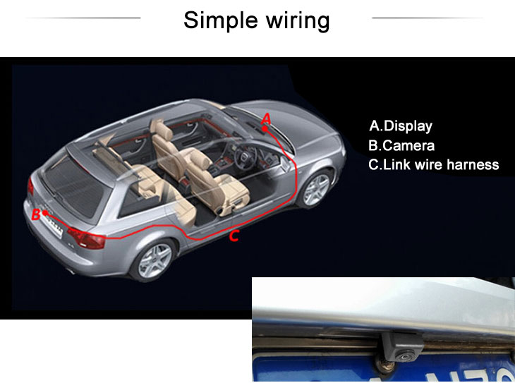 Digital TV HD Wired Car Parking Backup Reversing Camera for 2013 Lexus IS Waterproof Blue Ruler Night Vision free shipping Digital TV HD Wired Car Parking Backup Reversing Camera for 2013 Lexus IS Waterproof Blue Ruler Night Vision free shipping