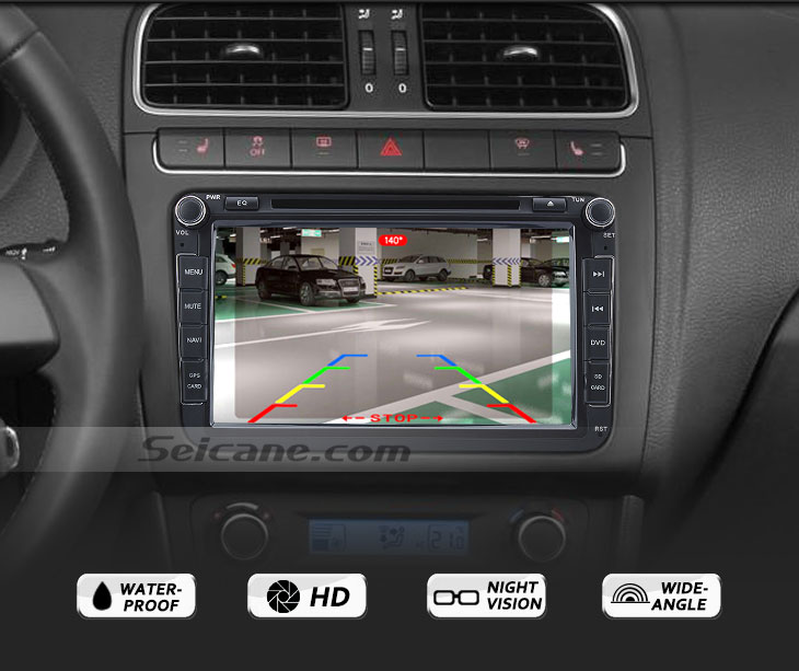 Functions HD W-LAN Auto Parken Backup kamera für 2012-2013 Subaru Outback wasserdicht Vierfarben Herrscher und LR logo Nachtsicht Versand kostenfrei