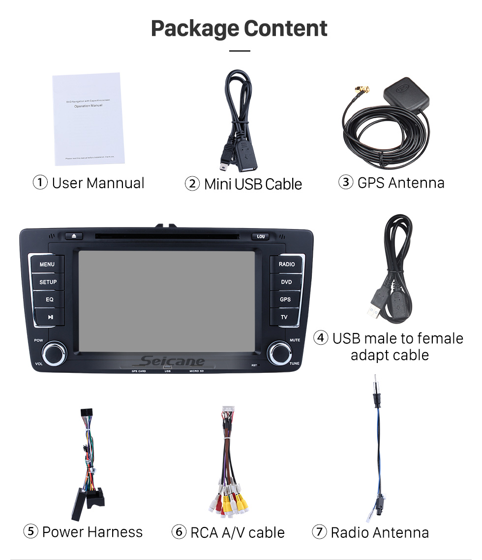Seicane Seicane S127699 Quad-core de Android 7.1.1 2009-2013 Skoda Octaiva Música Dvd Bluetooth Aftermarket OEM GPS con 3G WiFi Radio RDS 16G Flash Espejo Retrovisor Enlace OBD2 Directivo Cámara Wheel Control HD 1024 * 600 Multi-touch Screen Seicane Seicane S127699 Quad-core de Android 7.1.1 2009-2013 Skoda Octaiva Música Dvd Bluetooth Aftermarket OEM GPS con 3G WiFi Radio RDS 16G Flash Espejo Retrovisor Enlace OBD2 Directivo Cámara Wheel Control HD 1024 * 600 Multi-touch Screen
