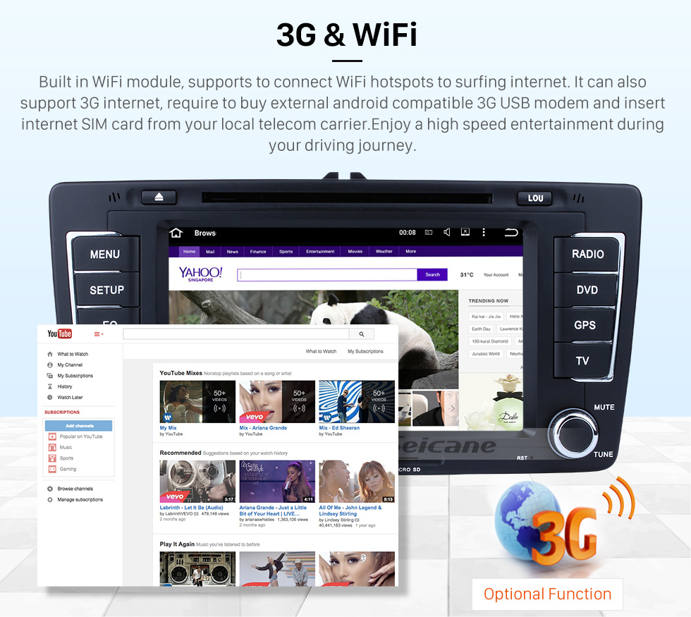 Seicane Seicane S127699 Quad-core de Android 7.1.1 2009-2013 Skoda Octaiva Música Dvd Bluetooth Aftermarket OEM GPS con 3G WiFi Radio RDS 16G Flash Espejo Retrovisor Enlace OBD2 Directivo Cámara Wheel Control HD 1024 * 600 Multi-touch Screen Seicane Seicane S127699 Quad-core de Android 7.1.1 2009-2013 Skoda Octaiva Música Dvd Bluetooth Aftermarket OEM GPS con 3G WiFi Radio RDS 16G Flash Espejo Retrovisor Enlace OBD2 Directivo Cámara Wheel Control HD 1024 * 600 Multi-touch Screen