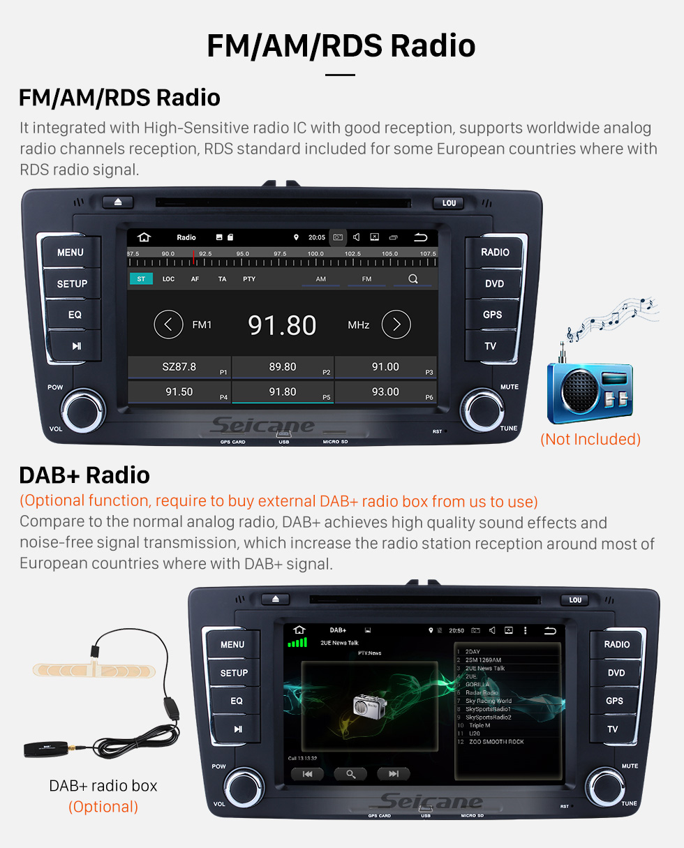 Seicane Seicane S127699 Quad-core de Android 7.1.1 2009-2013 Skoda Octaiva Música Dvd Bluetooth Aftermarket OEM GPS con 3G WiFi Radio RDS 16G Flash Espejo Retrovisor Enlace OBD2 Directivo Cámara Wheel Control HD 1024 * 600 Multi-touch Screen Seicane Seicane S127699 Quad-core de Android 7.1.1 2009-2013 Skoda Octaiva Música Dvd Bluetooth Aftermarket OEM GPS con 3G WiFi Radio RDS 16G Flash Espejo Retrovisor Enlace OBD2 Directivo Cámara Wheel Control HD 1024 * 600 Multi-touch Screen