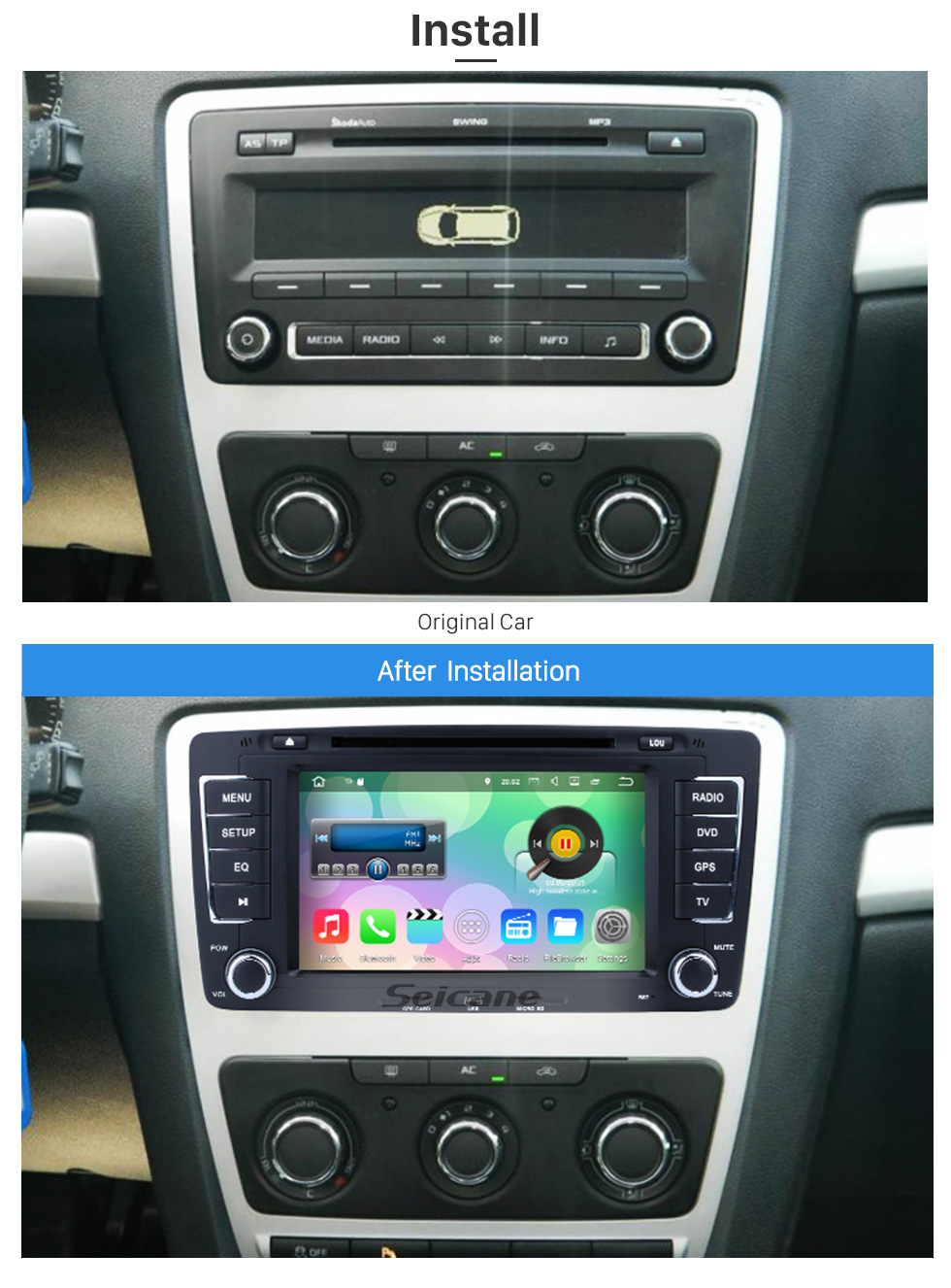 Seicane Seicane S127699 Quad-core de Android 7.1.1 2009-2013 Skoda Octaiva Música Dvd Bluetooth Aftermarket OEM GPS con 3G WiFi Radio RDS 16G Flash Espejo Retrovisor Enlace OBD2 Directivo Cámara Wheel Control HD 1024 * 600 Multi-touch Screen Seicane Seicane S127699 Quad-core de Android 7.1.1 2009-2013 Skoda Octaiva Música Dvd Bluetooth Aftermarket OEM GPS con 3G WiFi Radio RDS 16G Flash Espejo Retrovisor Enlace OBD2 Directivo Cámara Wheel Control HD 1024 * 600 Multi-touch Screen