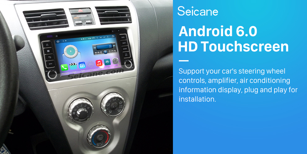Seicane Android 6.0 Aftermarket Car Radio GPS Navigation System for 2001-2008 TOYOTA RAV4 with DVD Player Bluetooth WiFi Mirror Link Steering Wheel Control 1080P Video Seicane Android 6.0 Aftermarket Car Radio GPS Navigation System for 2001-2008 TOYOTA RAV4 with DVD Player Bluetooth WiFi Mirror Link Steering Wheel Control 1080P Video