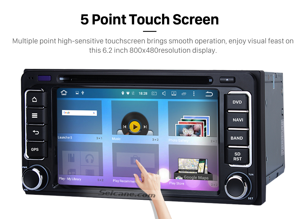 Seicane Android 6.0 Aftermarket Car Radio GPS Navigation System for 2001-2008 TOYOTA RAV4 with DVD Player Bluetooth WiFi Mirror Link Steering Wheel Control 1080P Video Seicane Android 6.0 Aftermarket Car Radio GPS Navigation System for 2001-2008 TOYOTA RAV4 with DVD Player Bluetooth WiFi Mirror Link Steering Wheel Control 1080P Video