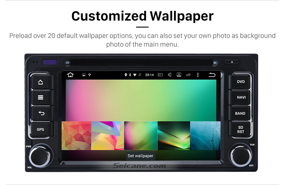 Seicane Android 6.0 Aftermarket Car Radio GPS Navigation System for 2001-2008 TOYOTA RAV4 with DVD Player Bluetooth WiFi Mirror Link Steering Wheel Control 1080P Video Seicane Android 6.0 Aftermarket Car Radio GPS Navigation System for 2001-2008 TOYOTA RAV4 with DVD Player Bluetooth WiFi Mirror Link Steering Wheel Control 1080P Video