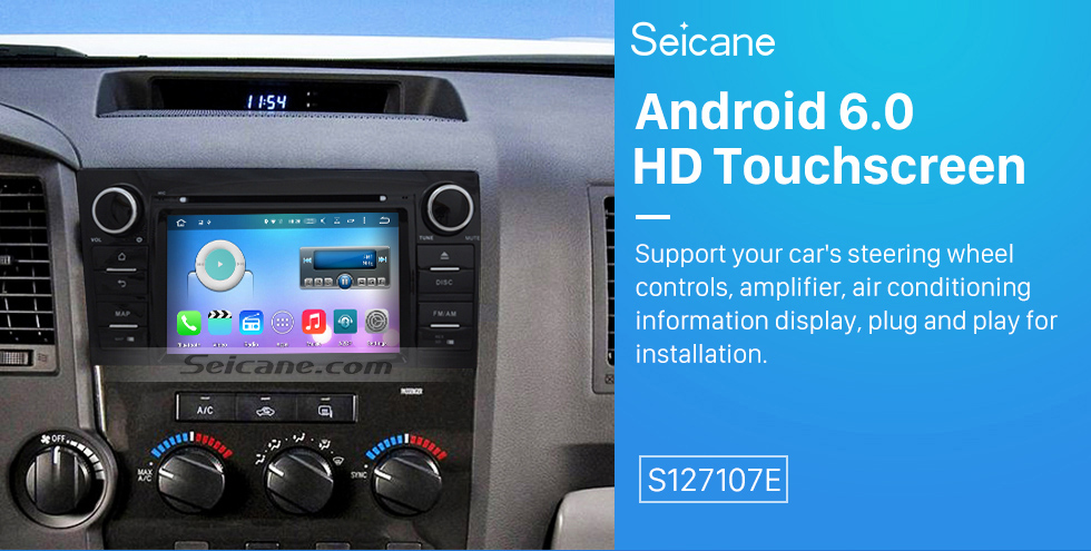 Seicane Android 6.0 Aftermarket DVD Player GPS Navigation System For 2008-2015 Toyota Sequoia Support Radio Bluetooth WIFI Rearview Camera TV Tuner USB SD 1080P Video DVR Seicane Android 6.0 Aftermarket DVD Player GPS Navigation System For 2008-2015 Toyota Sequoia Support Radio Bluetooth WIFI Rearview Camera TV Tuner USB SD 1080P Video DVR