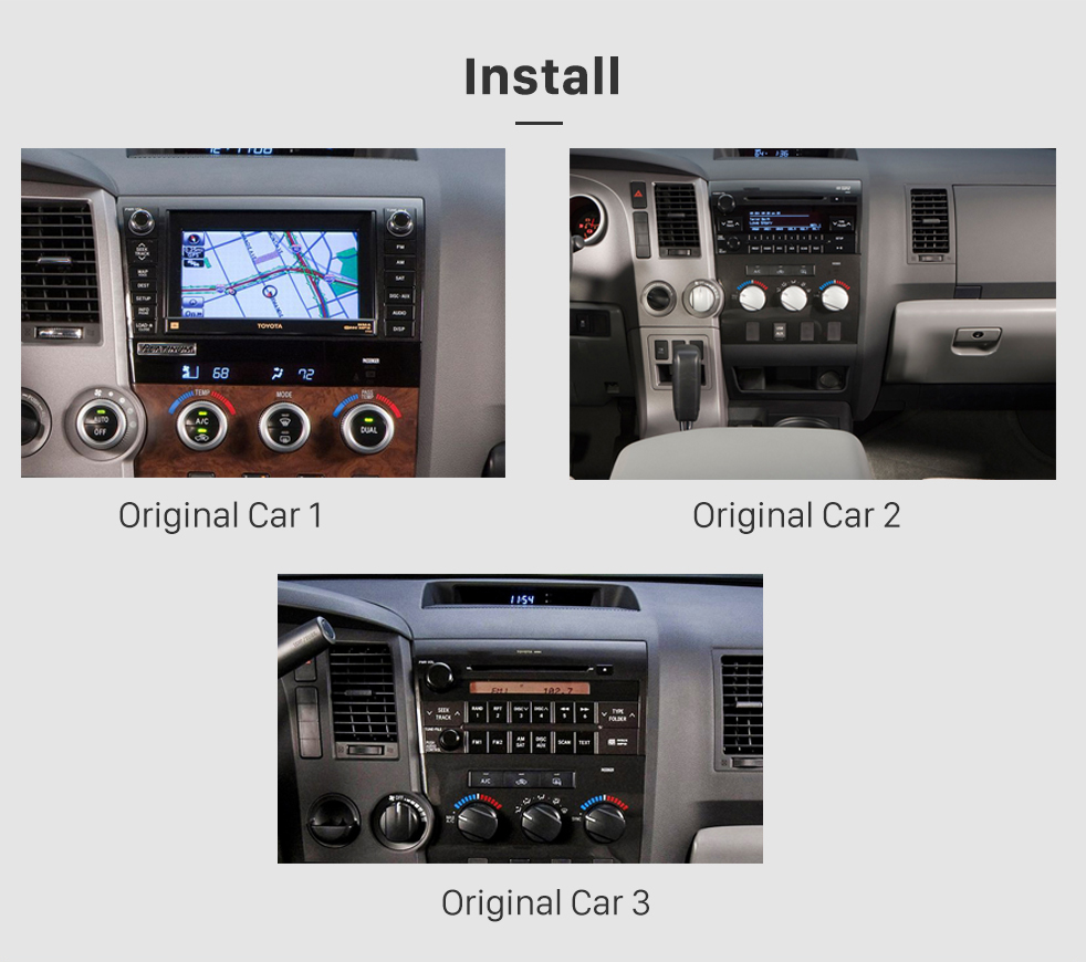 Seicane Android 6.0 Aftermarket DVD Player GPS Navigation System For 2008-2015 Toyota Sequoia Support Radio Bluetooth WIFI Rearview Camera TV Tuner USB SD 1080P Video DVR Seicane Android 6.0 Aftermarket DVD Player GPS Navigation System For 2008-2015 Toyota Sequoia Support Radio Bluetooth WIFI Rearview Camera TV Tuner USB SD 1080P Video DVR