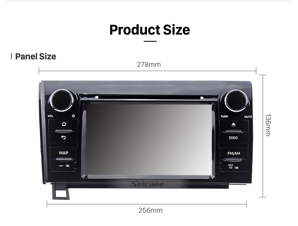 Seicane Android 6.0 Aftermarket DVD Player GPS Navigation System For 2008-2015 Toyota Sequoia Support Radio Bluetooth WIFI Rearview Camera TV Tuner USB SD 1080P Video DVR Seicane Android 6.0 Aftermarket DVD Player GPS Navigation System For 2008-2015 Toyota Sequoia Support Radio Bluetooth WIFI Rearview Camera TV Tuner USB SD 1080P Video DVR