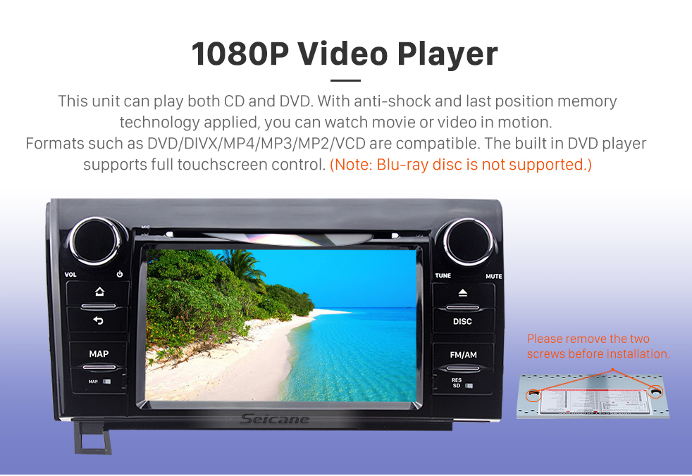 Seicane Android 6.0 Aftermarket DVD Player GPS Navigation System For 2008-2015 Toyota Sequoia Support Radio Bluetooth WIFI Rearview Camera TV Tuner USB SD 1080P Video DVR Seicane Android 6.0 Aftermarket DVD Player GPS Navigation System For 2008-2015 Toyota Sequoia Support Radio Bluetooth WIFI Rearview Camera TV Tuner USB SD 1080P Video DVR