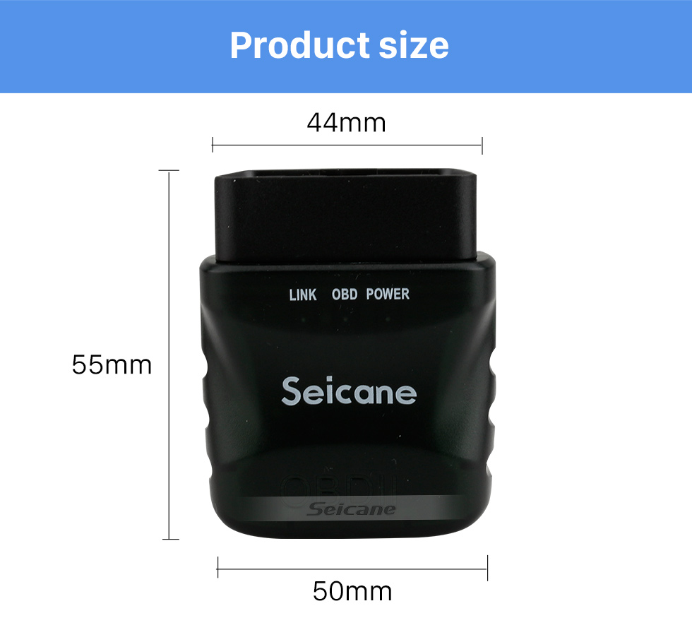 Seicane Seicane-Newest Super Mini V1.5 ELM327 OBD OBD2  ELM327 Bluetooth Interface Auto Car Scanner Diagnostic Tool