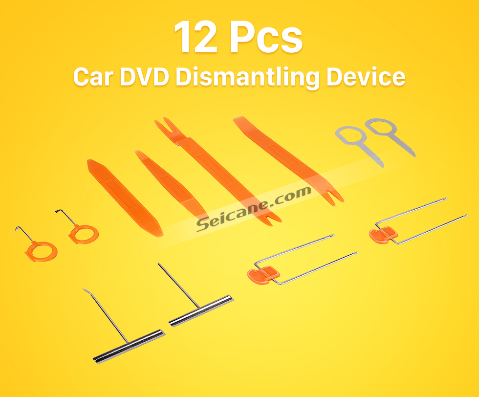 12Pcs Car DVD Dismantling Device De coche DVD dispositivo de desmontaje