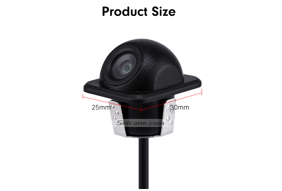 Seicane Auto-Parkassistenz-System 170 Grad Hi-Definition Farbe CCD Weitwinkel HD Backup Reversing Kamera mit wasserdichter Nachtsicht Seicane Auto-Parkassistenz-System 170 Grad Hi-Definition Farbe CCD Weitwinkel HD Backup Reversing Kamera mit wasserdichter Nachtsicht
