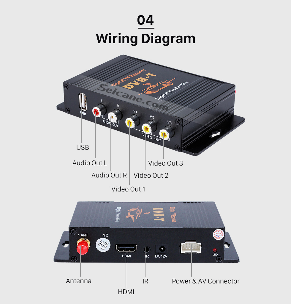 Seicane Digital TV Tuner DVB-T For Seicane car dvd player Seicane Digital TV Tuner DVB-T For Seicane car dvd player