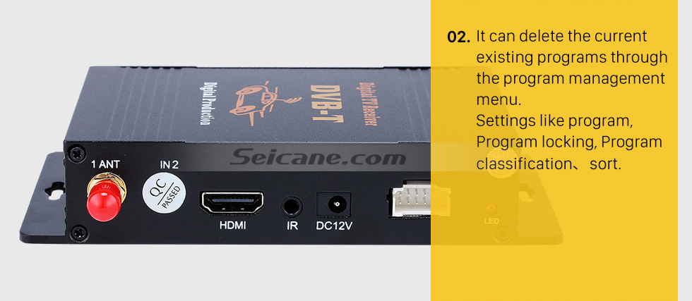 Digital TV Tuner DVB-T For Seicane car dvd player