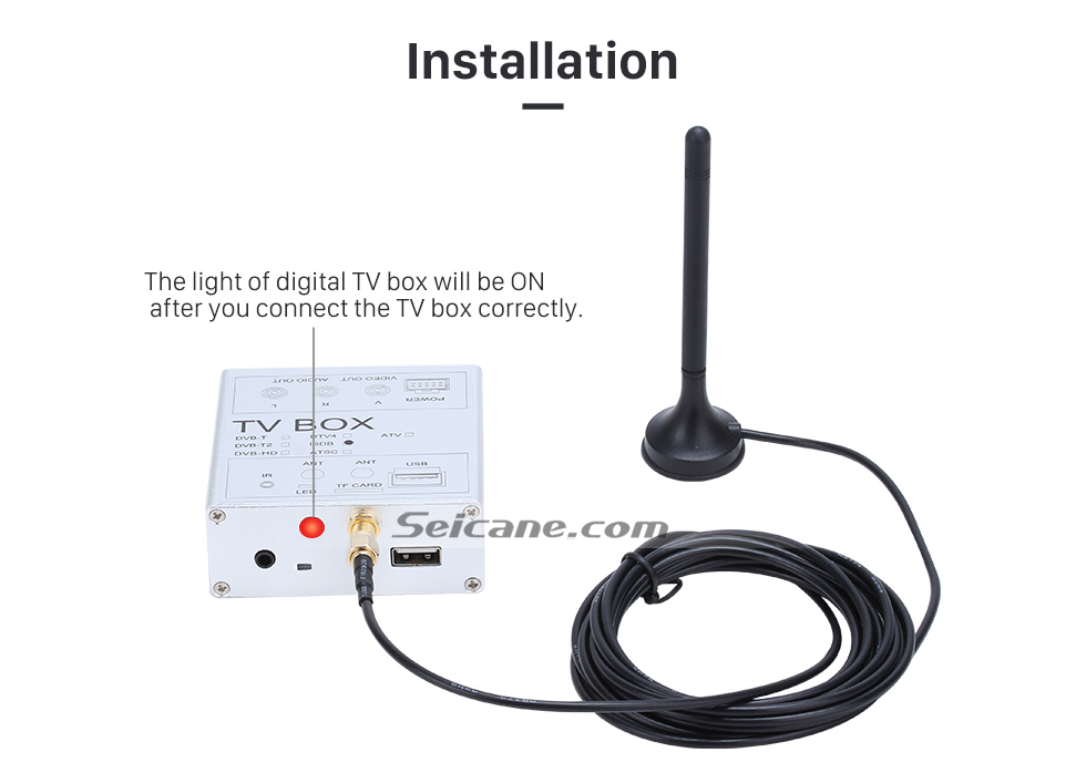 Installation Digital TV Tuner ISDB-T For Seicane car dvd player Installation Digital TV Tuner ISDB-T For Seicane car dvd player