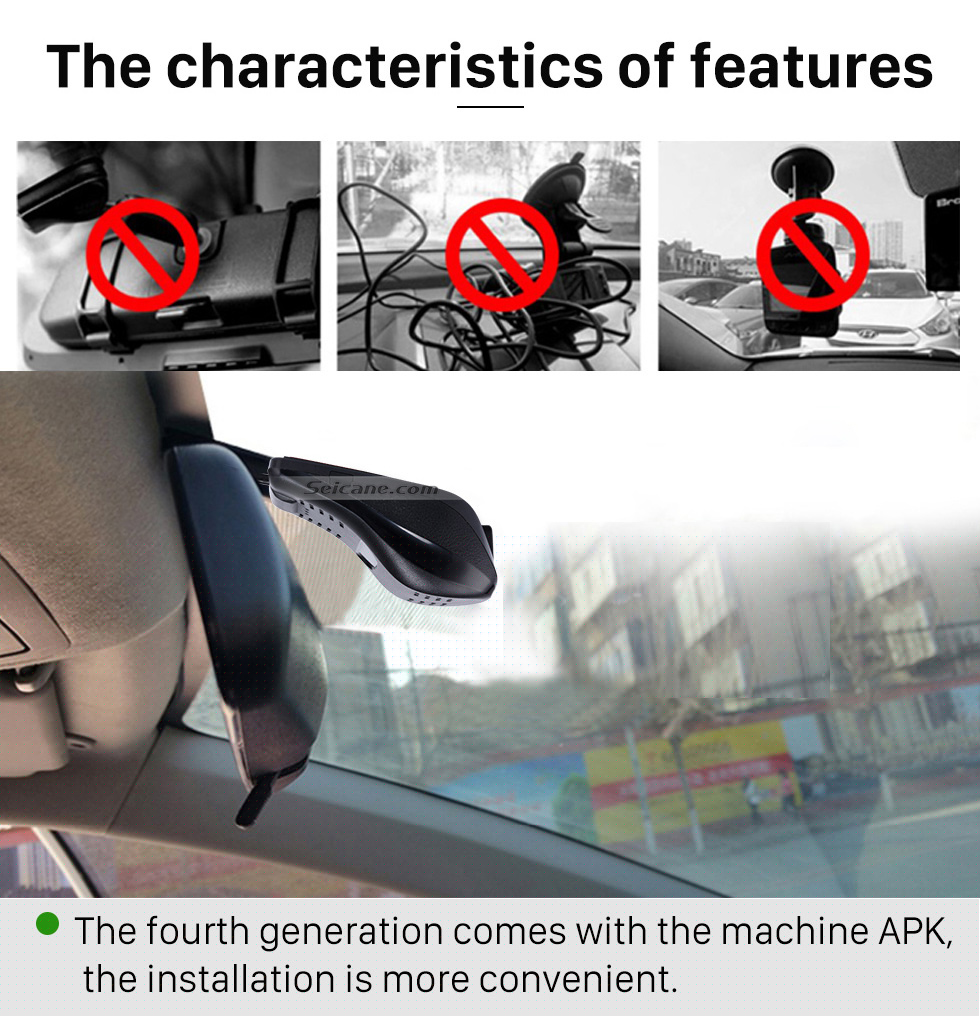 Seicane Full HD 1920x1080p Auto-Kamera Video-Recorder DVR Für S100 S150 S160 Series DVD Stereo Headunit-Radio mit H.264 Video Code Seicane Full HD 1920x1080p Auto-Kamera Video-Recorder DVR Für S100 S150 S160 Series DVD Stereo Headunit-Radio mit H.264 Video Code