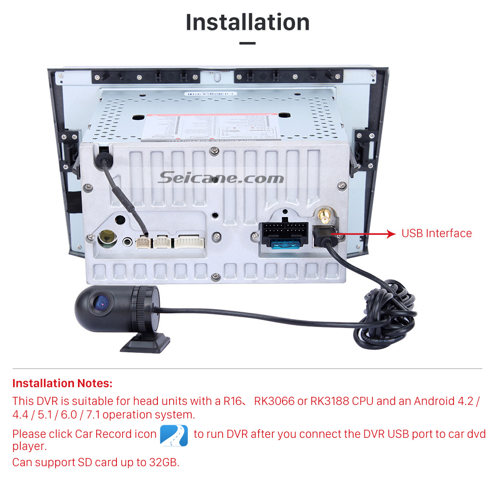 Seicane Recorder Seicane Car Night Vision DVR Video G-sensor Seicane Recorder Seicane Car Night Vision DVR Video G-sensor