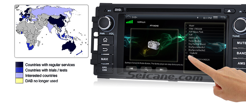 Seicane Alta calidad androide universal externa del coche de la pantalla táctil completa interfaz USB Reproductor de DVD especial Seicane Alta calidad androide universal externa del coche de la pantalla táctil completa interfaz USB Reproductor de DVD especial