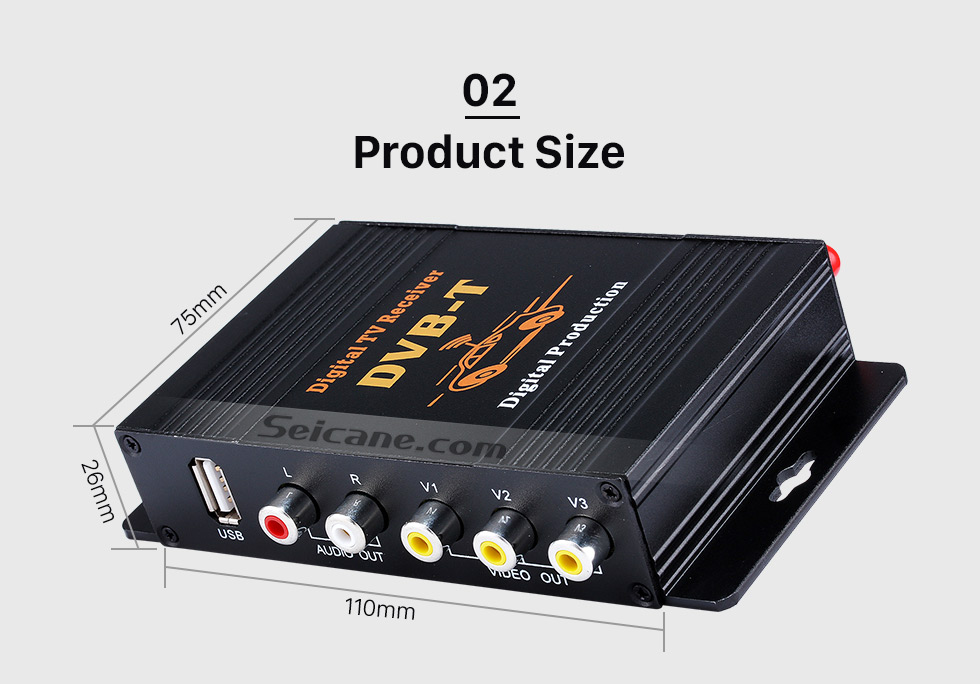 Digital TV Box LCD/CRT VGA/AV Stick Tuner Box View Receiver Converter ESUMIC 