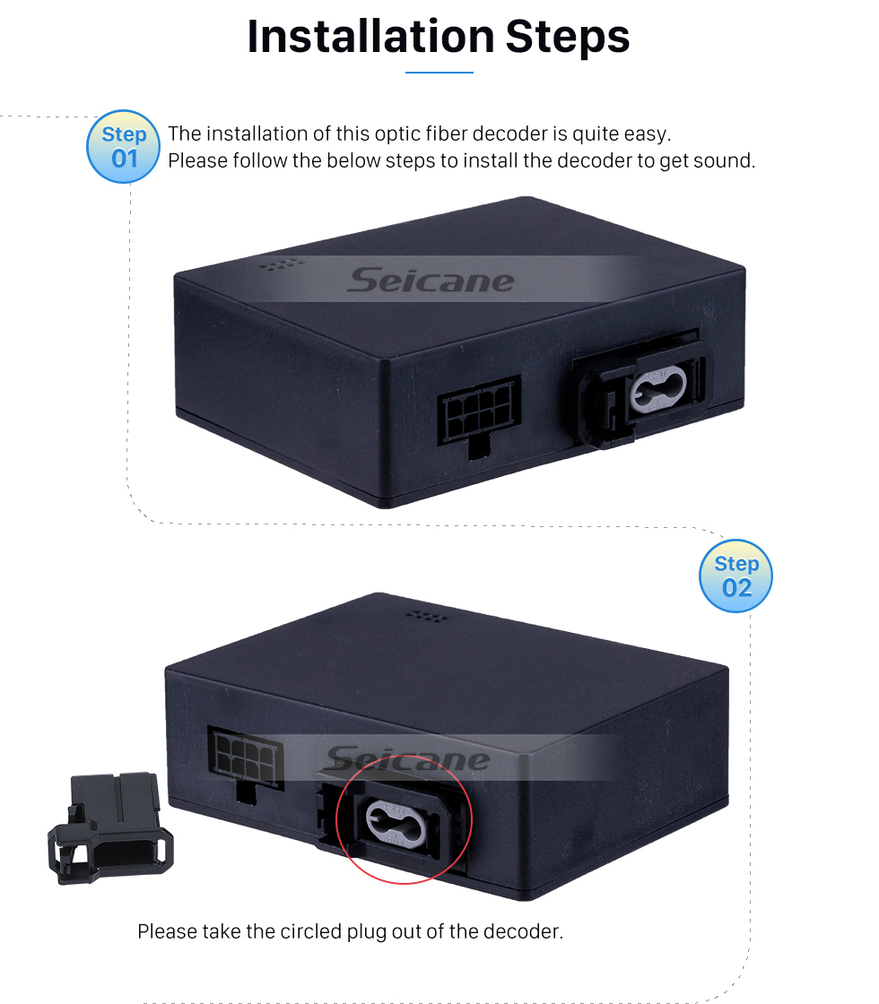 Seicane 2005-2012 Mercedes Benz ML Class W164 ML280 ML300 ML320 ML350 ML420 ML450 ML500 ML550 ML63 Car Optical Fiber Decoder Most Box Bose Harmon Kardon Converter Optic Interface Seicane 2005-2012 Mercedes Benz ML Class W164 ML280 ML300 ML320 ML350 ML420 ML450 ML500 ML550 ML63 Car Optical Fiber Decoder Most Box Bose Harmon Kardon Converter Optic Interface