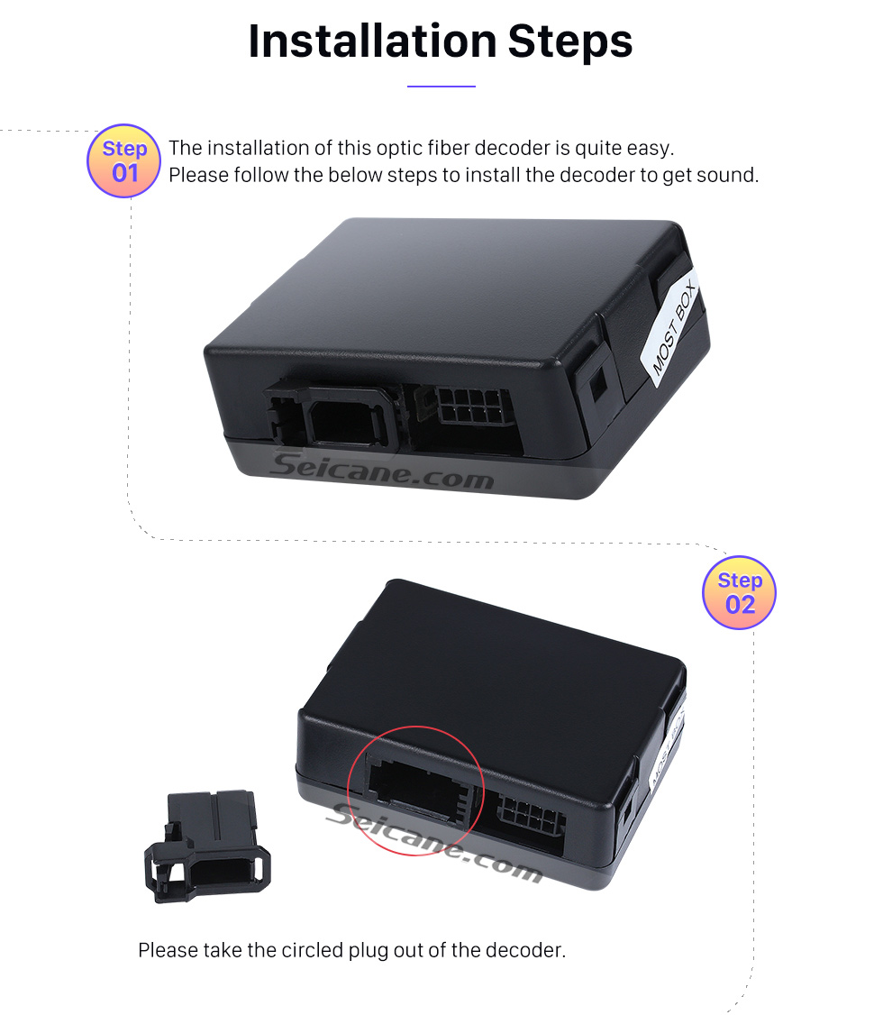 Seicane 2001-2008 Mercedes-Benz G-Class W463 G550 G500 G400 G320 G270 G55 Car Optical Fiber Decoder Most Box Bose Harmon Kardon Audio Converter Optic Interface Seicane 2001-2008 Mercedes-Benz G-Class W463 G550 G500 G400 G320 G270 G55 Car Optical Fiber Decoder Most Box Bose Harmon Kardon Audio Converter Optic Interface