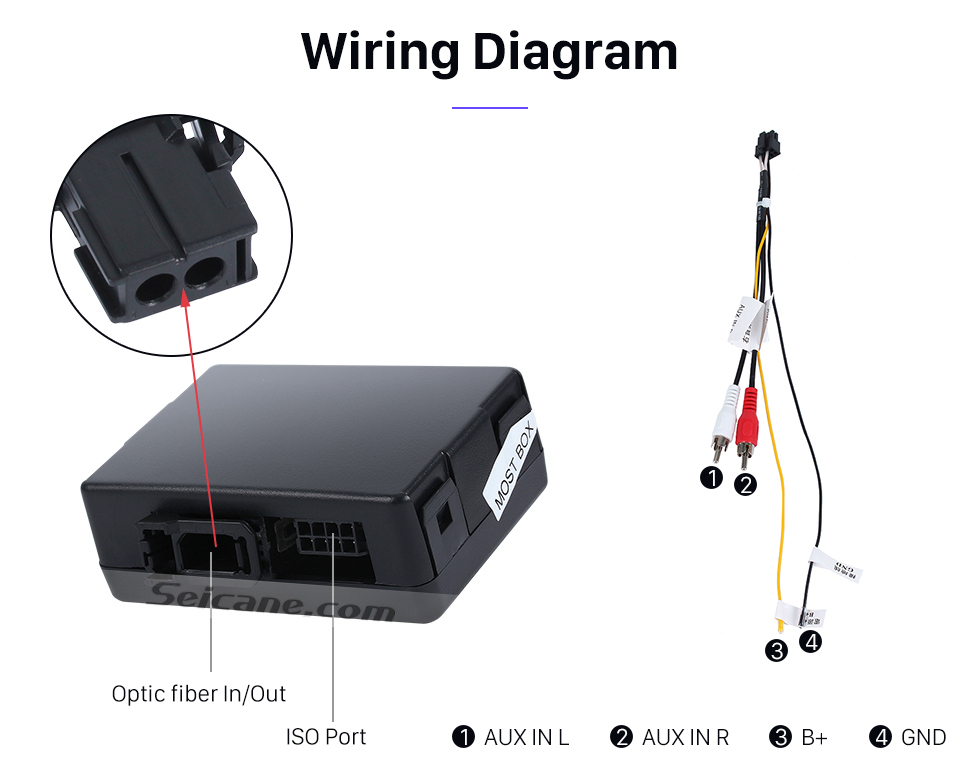 Seicane 2001-2008 Mercedes-Benz SL R230 SL350 SL500 SL55 SL600 SL65 Car Optical Fiber Decoder Most Box Interface Bose Harmon Kardon Digital Audio DAC Amplifier Seicane 2001-2008 Mercedes-Benz SL R230 SL350 SL500 SL55 SL600 SL65 Car Optical Fiber Decoder Most Box Interface Bose Harmon Kardon Digital Audio DAC Amplifier