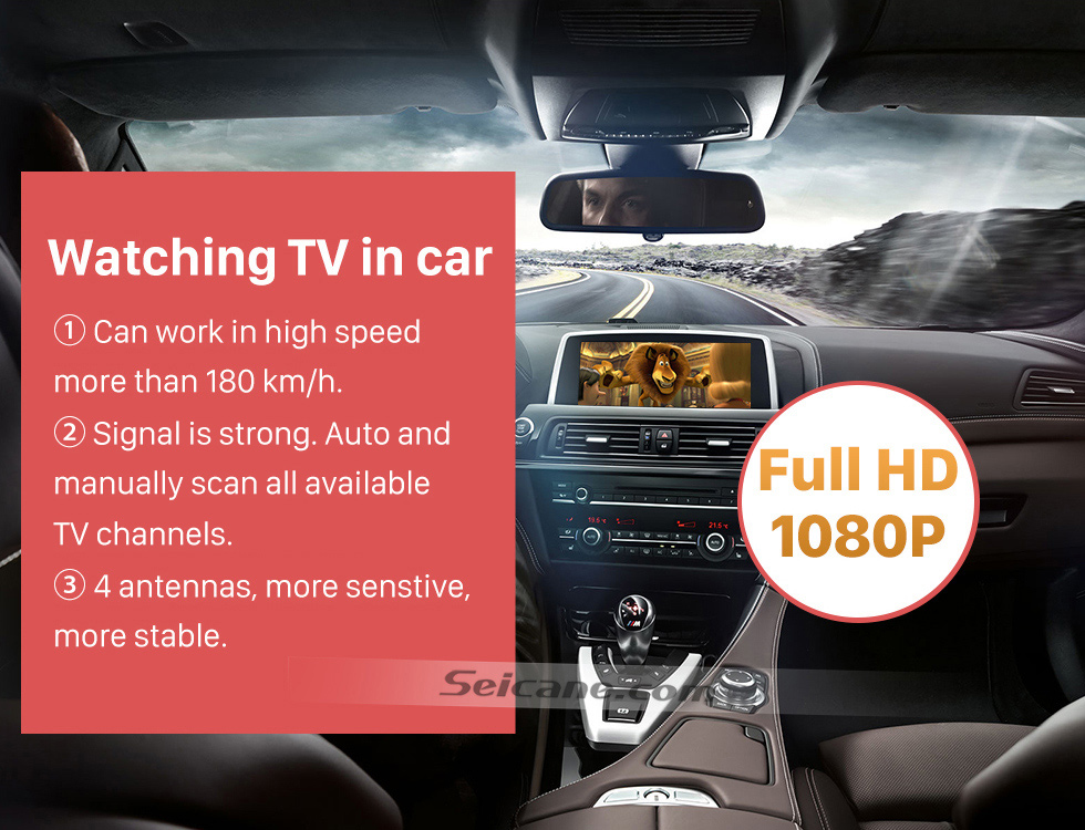 Seicane Seicane HDMI 1080P DVB-T2 4 Tuner Digital TV Receiver TV BOX For CAR DVD player Seicane Seicane HDMI 1080P DVB-T2 4 Tuner Digital TV Receiver TV BOX For CAR DVD player