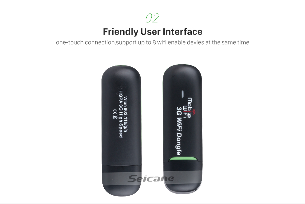 Seicane Portable External 3G Module Internet WIFI Modem support up to 8 WiFi-enabled devices for Car Radio DVD Player Seicane Portable External 3G Module Internet WIFI Modem support up to 8 WiFi-enabled devices for Car Radio DVD Player