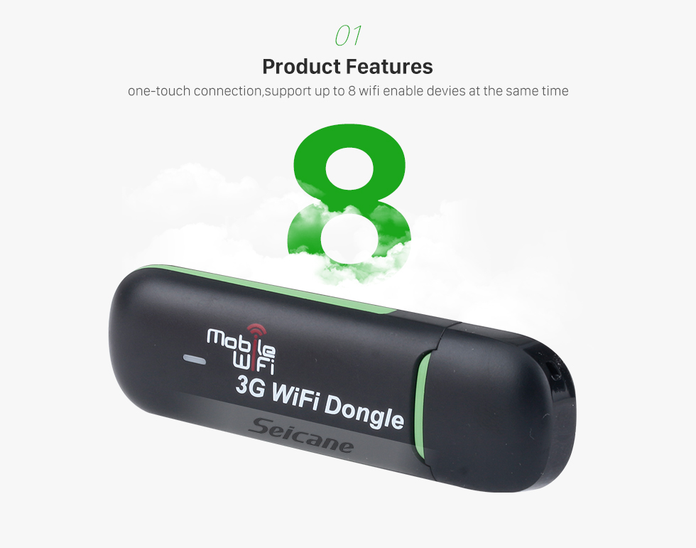 Seicane Portable External 3G Module Internet WIFI Modem support up to 8 WiFi-enabled devices for Car Radio DVD Player Seicane Portable External 3G Module Internet WIFI Modem support up to 8 WiFi-enabled devices for Car Radio DVD Player